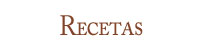 Recetas