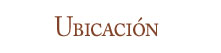 Ubicación
